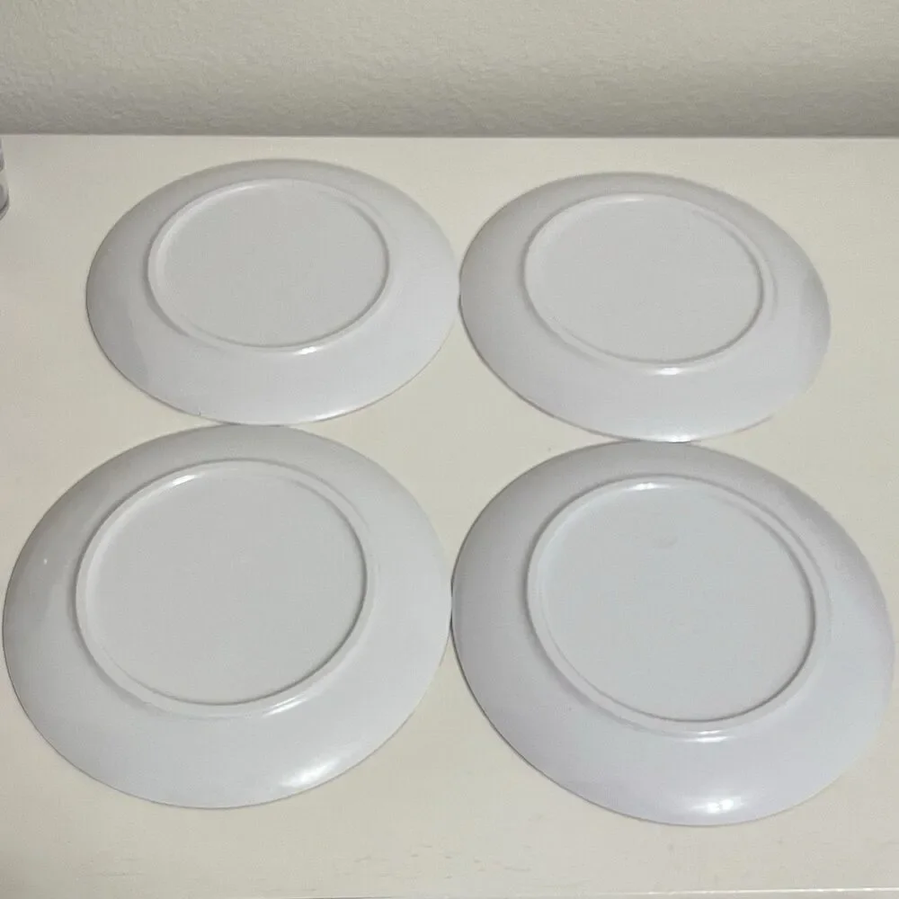 Pottery Barn Kids Mermaid Melamine Plates and Cups Lot